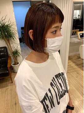 クマ(kuma.) ツヤショートボブ