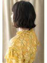 モッズヘア 越谷(mod's hair) 大人かわいい黒髪くせ毛風美髪ボブウルフZ越谷20代30代40代