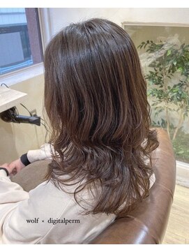 セピアージュ シス(hair beauty clinic salon Sepiage six) 【Sepiage 成増店】ロングウルフ×ウェーブ