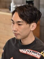 リム メンズヘア(LIM men's hair)&nbsp;無造作センターパート【メンズカット/メンズヘア】