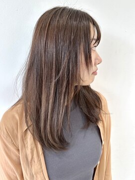 フォーク FOLK 【FOLK】透明感ナチュラルベージュ☆似合わせゆる巻きロング♪