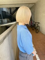 ヘアーデザイン アルエ(HAIR×design ARUE) 【ブロンドボブ】【ブロンドヘア】【ブロンドカラー】