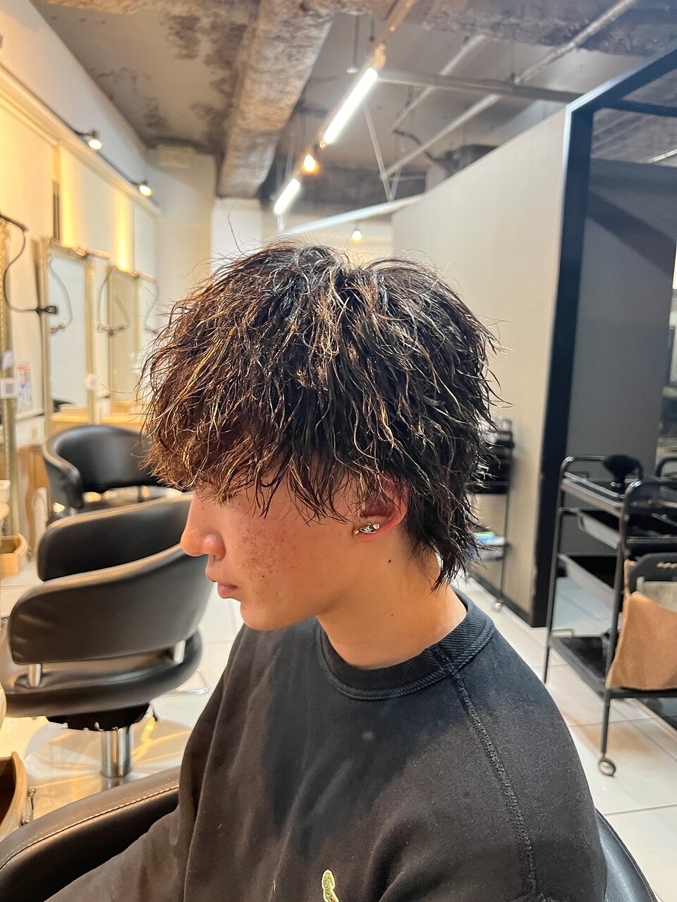 イージーアイロン（キャロット）　中古　メンズ　パーマ　ツイスト イージーアイロン（キャロット） 中古 メンズ パーマ ツイスト