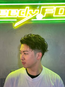 グリーディーフォックス 三軒茶屋(GreedyFOX) 波巻き/マッシュパーマ/ウルフ/ハイライト<理容室>三軒茶屋