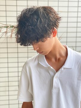 スウェル 船橋店(Swell) ハイライト/マッシュパーマ/ウルフ/波巻き/メンズ