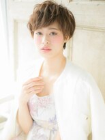 モッズ ヘア 福岡姪浜店(mod's hair) mod's姪浜/ミルクティーアッシュマッシュパーマ束感ショートh