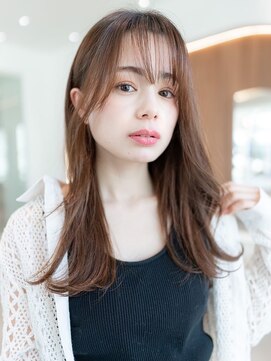 イオ 本厚木(io) レイヤーカット美髪質改善ナチュラルカラー小顔前髪