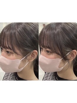 １ｍｍ単位でこだわる顔周りのカット◎横顔美人をつくる顔周りのカットラインならお任せ下さい！