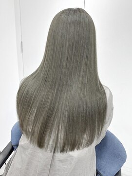 リラ バイ ミラ 新宿(LILA by MILA) ブリーチなし透明感カラー/韓国風こなれミディ/新宿