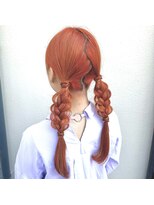 カリーノ(carino)&nbsp;三つ編みアレンジ