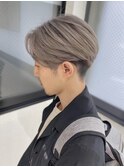 刈り上げセンターパート/メンズハンサムショート