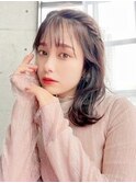 ☆前髪を下ろした、スマート大人ミディアムスタイル☆