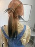 カット+ケアブリーチダブルカラー+スパ＆超音波ヘアケア34870円～→33770円～