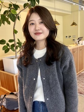 ロジェ(loje) レイヤーカット/オリーブブラウン/美髪