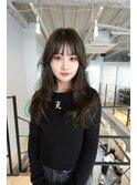 20代30代大人可愛い髪質改善カラーオリーブアッシュ透明感