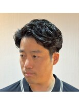 ジェントル(GENTLE) ナチュラルな毛流れが魅力◎大人センターパート/ツーブロック