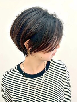 バブー バイ ビューティービースト アカデミー 広島店(ba-boo) 大人キレイ/丸みショートボブヘア