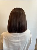 髪質を活かす美髪レイヤーボブ　NYドライカット