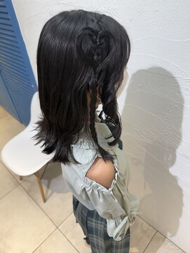 アジールヘア 池袋東口店(agir hair) ライブ参戦！！ハート型ヘアセット　池袋池袋東口