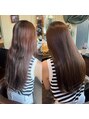 美容室 ブラウン(Brown) 縮毛矯正と髪質改善でスタイリングが楽なアイロンいらずの髪に