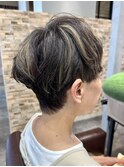 大きめハイライト×上品ショート
