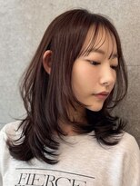 ピークアブー 原宿ハラカド(PEEK-A-BOO) シャギーレイヤー /ハッシュカット /顔周りレイヤー /うすめ前髪
