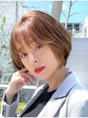 韓国風巻き 小顔ショート ハンサムショート