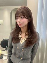 リッカ(LICCA) 【MISAKI】顔周りカット/レイヤーカット/ブラウンカラー
