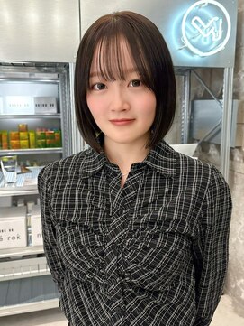 ノエロク 岐阜(noe rok) ワンレンボブ/韓国/ボブ/髪質改善/縮毛矯正/岐阜s44