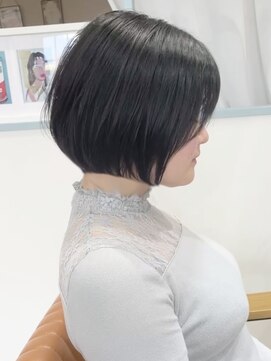 アイル(I'll) ナチュラルボブ前髪イメチェンうなじ脱毛40代50代ショートボブ