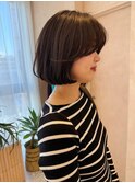 【晴音】タッセルボブ/ボブ/ダークオリーブ/20代