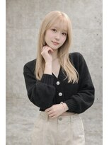 アグ ヘアー ロジェット 松本桐店(Agu hair rojet)&nbsp;シースルーホワイトブロンド◎