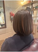 内巻きボブ