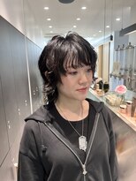 ロンドシエル 横浜(Lond ciel) ミディアムレイヤーカット/髪質改善/韓国/黒髪/小顔/前髪/横浜