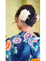 ネス(NESS) 【浴衣ヘアセットアップ】大人っぽい浴衣のセット239