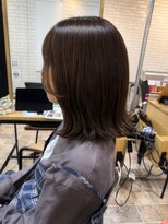 アシュレイ(ASHLEY)&nbsp;鎖骨ラインボブ×アッシュグレージュ