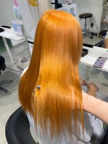 ブレイブ ヘアデザイン(BRaeVE hair design) オレンジカラー