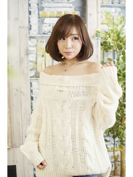 アシュリー(ashuley) 【ａｓｈｕｌｅｙ】シースルーバング☆ボブ