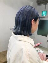 チクロヘアー(Ticro hair)&nbsp;【ticro大石】ネイビ－ブルー