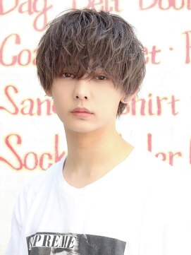 ネイビー(NAVY) シフォンマッシュ