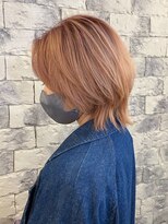 オースト ヘアー ステラ 新宿店(Aust hair Stella) ハニーピンクベージュシャドールーツ　kizashi