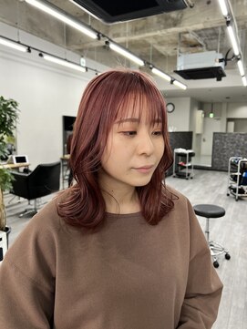 コード 四条河原町駅店(CHORD) 韓国風ピンクベージュ/ダブルカラー/京都/三条河原町/髪質改善