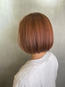 アンダーバーホワイトモデ 河内長野(_WHITE mode) 20代30代40代ミニボブココアブラウン小顔美肌ストレート丸み