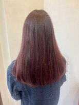 ジャストビューティサンク 上大岡(Just Beauty CiNQ)&nbsp;シンプルロング×チェリーブラウンカラー