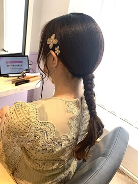 ネオリーブエクラ 上野御徒町店(Neolive eclat) タイトヘアアレンジ
