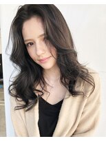 ピープスアンドスー 表参道 渋谷(Peeps&Suu.)&nbsp;バレイヤージュ シャドールーツ ベージュ グレージュ レイヤー