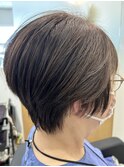 ハイライト/インナーカラー/白髪ぼかし/縮毛矯正/ショート