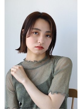 ヘアーアンドメイク エクリ 不動前店(Hair&Make equri) 【不動前美容室】外ハネボブ