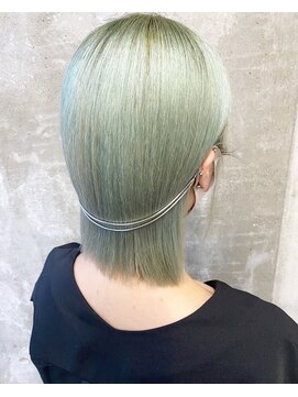 ガルボ ヘアー(garbo hair) #ハイトーン#デザインカラー#10代#20代#高知