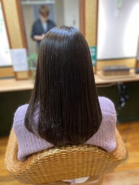 ヘアー マジック 国立店(Hair Magic) クリアカラー×アイロン無しでも艶髪